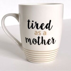BUMP BOX  BITSY Tired As A Mother oversized coffee mug